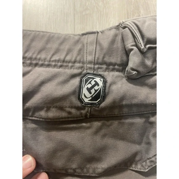 COUNTER CULTURE Vintage Utility Cargo Shorts 36 skater raver hip hop 90s 00s y2k - Picture 11 of 15